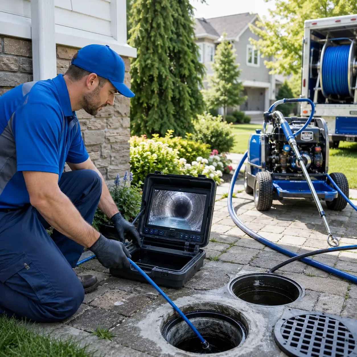 Outdoor drain cleaning professionals serving White Hall, MD